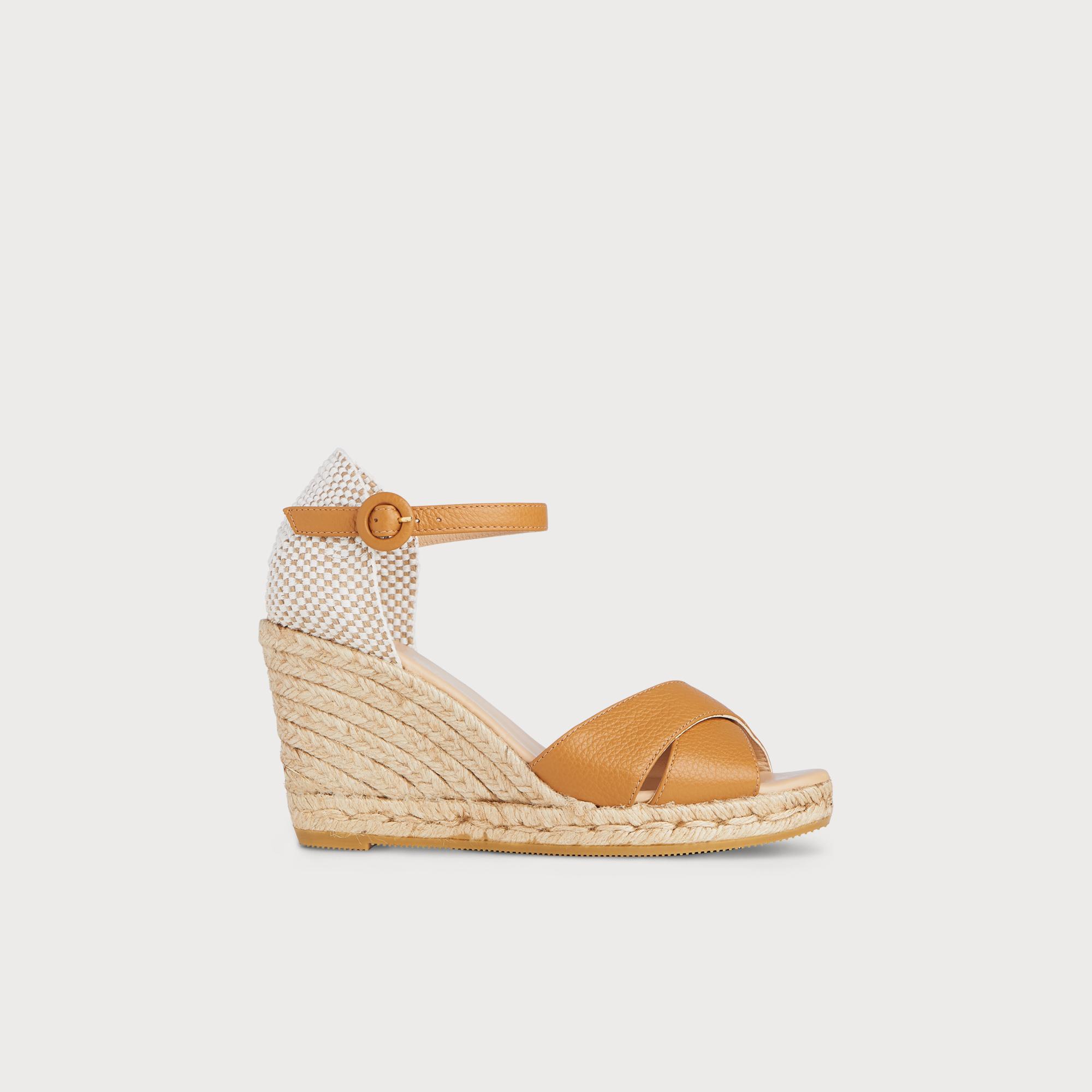 Neave Beige Suede Strappy Sandals | Shoes | L.K.Bennett
